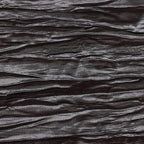 YOUR CHAIR COVERS - 60 x 102 inch Rectangular Crinkle Taffeta Tablecloth - Black, Rectangle Table Linens for 6 ft Rectangular Tables, Wedding Crushed Table Cloth