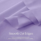 VACVELT Wedding Arch Draping Fabric, Lilac Chiffon, 2 Panels Sheer Drapes, 30 Inch x 20ft Chiffon Backdrop Curtain, Outdoor Sheer Drapery for Ceremony Party Ceiling