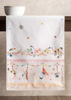 Maison d' Hermine Table Runner 100% Cotton Double Layer Table Runners 72 inches Long Decorative for Home Kitchen Dining Party Wedding Bridal Shower Spring Summer (Ibiza - Beige, 14.50" x 72")