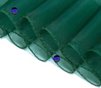 MDS Pack of 200 PCS Organza Chair Sashes Wider Dining Chair Bows Ribbon Tie Back for Wedding Party Birthday Bridal Shower Reception Event Banquet Home Chair Cover Decoration - Hunter Green