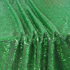 SquarePie Sequin Tablecloth 60 x 102 Inch Green Glitter Table Cloth for Christmas Party Decoration