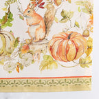 Maison d' Hermine Table Runner 100% Cotton Single Layer Table Runners 72 inches Long for Thanksgiving Christmas Decorations Home Kitchen Dining Party Wedding (Pumpkin Passion, 14.5" x 72")