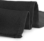 Gee Di Moda Rectangle Tablecloth - 90 x 156 Inch Black Table Cloth for 8 Foot Table with Floor-Length Drop - Heavy Duty Washable Fabric - 8 Ft Buffet Table, Holiday Party, Wedding & Baby Shower