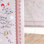 Maison d' Hermine Table Runner 100% Cotton Single Layer Table Runners 90 inches Long for Thanksgiving Christmas Decorations Home Kitchen Dining Party Wedding (Fairy Christmas, 14.5" x 90")