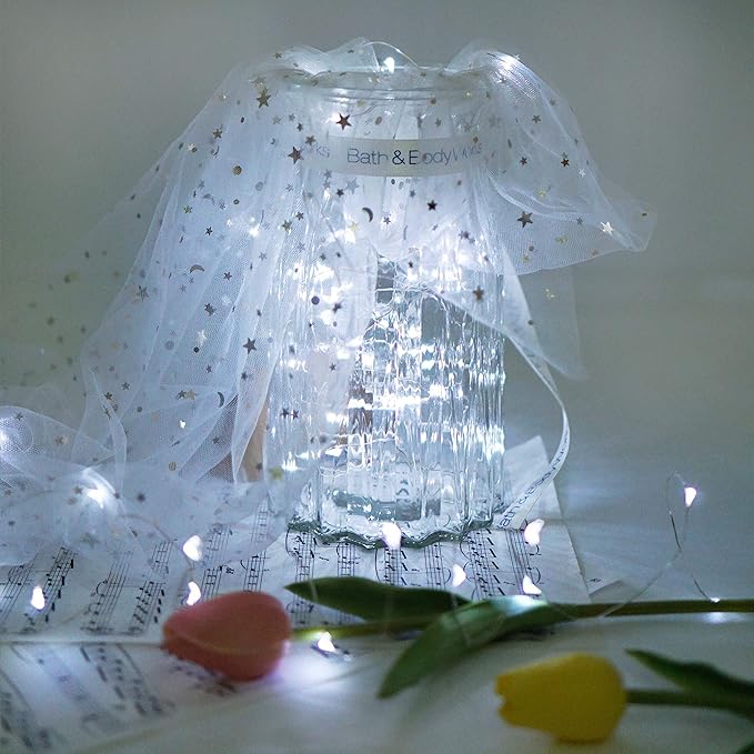 Upgraded 8 Pack Solar Wine Bottle Lights, 20LED Silver Wire Cork Lights Waterproof Fairy Lights for Liquor Bottles Crafts Party Wedding Halloween Christmas Decor(Cold White)