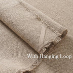 100% Pure Linen Placemats Set of 4 - 13 x 19 Inch Super Thick Noble Dining Table Place Mat for Wedding, Parties, Everyday, Holidays, Indoor Outdoor (4PCS, Linen)