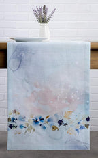 Maison d' Hermine Table Runner 100% Cotton Single Layer Table Runners 108 inches Long Decorative for Home Kitchen Dining Party Wedding Bridal Shower Spring Summer (Lazy Summer Days, 14.50" x 108")