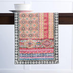 Maison d' Hermine Table Runner 100% Cotton Double Layer Table Runners 108 inches Long for Thanksgiving Christmas Decorations Home Kitchen Dining Party Wedding (Ispahan, 14.5" x 108")