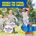 Croove Rechargeable Bubble Machine for Kids, 180° Rotation 10,000+ Big Bubbles Per Minute, Boy Birthday Gift, Outdoor Toys Games & Activities, Gifts for Toddlers, Boys & Girls Age 3,4,5,6,8+ Year Old