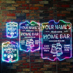 ADVPRO Personalized Your Name Home Bar RGB Dynamic Glam LED Sign - Cut-to-Edge Shape - Smart 3D Decoration - Multicolor Signage st06s64-fnd-p11a-tm-c