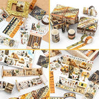 Mooker 16 Rolls Washi Tape Set - Decorative Tape Egyptian Style, Craft Tape for Journaling Supplies, Scrapbooking Supplies, Journaling Supplies, DIY Crafts, Junk Journal Supplies, Scrapbook Paper