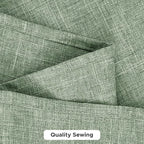 Fitable Faux Linen Tablecloths for Rectangle Tables: Water & Stain Resistant Farmhouse Table Cloth, Washable Burlap Textured Table Covers for Kitchen Dining Party(2 Pack, 60x102 Inch, Sage Green)