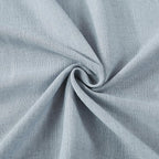 Vision Home Blue Fog Pinch Pleated Semi Sheer Curtains Textured Linen Blended Light Filtering Window Curtains 120 inch for Living Room Bedroom Pinch Pleat Drapes with Hooks 10ft 2 Panels 40" Wx120 L