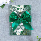 20 PCS 5.12x7.2 Butterfly Personalized Quinceanera Invitation, Customized XV Anos Laser Cut Invitation Cards with Envelopes (Emerald Green Personalized)