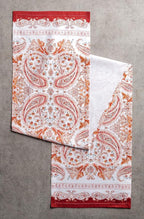 Maison d' Hermine Table Runner 100% Cotton Single Layer Table Runners 36 inches Long for Thanksgiving Christmas Decorations Home Kitchen Dining Party Wedding (Orient, 14.5" x 36")