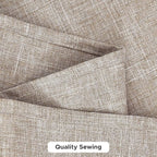 Fitable Faux Linen Tablecloths for Rectangle Tables: Water & Stain Resistant Farmhouse Table Cloth, Washable Burlap Textured Table Covers for Kitchen Dining Party(2 Pack, 60x102 Inch, Nature)