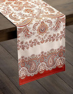 Maison d' Hermine Table Runner 100% Cotton Double Layer Table Runners 72 inches Long Decorative for Home Kitchen Dining Party Baby Shower Wedding Bridal Shower (Cachemire, 14.50" x 72")