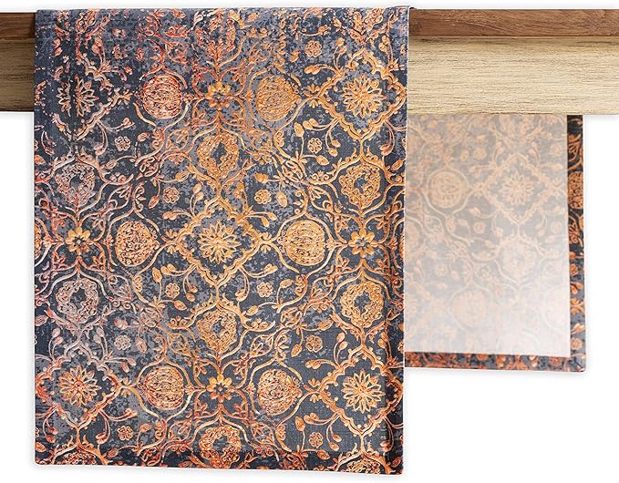 Maison d' Hermine Table Runner 100% Cotton Single Layer Table Runners 90 inches Long for Thanksgiving Christmas Decorations Home Kitchen Dining Party Wedding (Imperfection, 14.5" x 90")