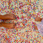 Multicolor Confetti - Mexican Colorful Party Confetti - 1.5 LBs/680 grams - Round Tissue Confetti