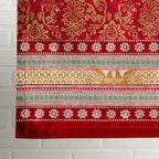 Maison d' Hermine Table Runner 100% Cotton Single Layer Table Runners 72 inches Long for Thanksgiving Christmas Decorations Home Kitchen Dining Party Wedding (Sofia, 14.5" x 72")