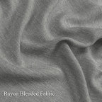 Vision Home Pinch Pleated Gray Semi Sheer Curtains Textured Light Filtering Window Curtains 72 inch for Living Room Bedroom Rayon Blended Charcoal Grey Pinch Pleat Drapes with Hooks 2 Panels 40"Wx72"L