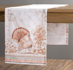 Maison d' Hermine Table Runner 100% Cotton Single Layer Table Runners 108 inches Long for Thanksgiving Christmas Decorations Home Kitchen Dining Party Wedding (Giving Thanks, 14.5" x 108")