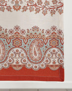 Maison d' Hermine Table Runner 100% Cotton Single Layer Table Runners 72 inches Long for Thanksgiving Christmas Decorations Home Kitchen Dining Party Wedding (Cachemire, 14.5" x 72")