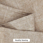 Fitable Square Table Cloth Linen Textured: Water & Stain Resistant Farmhouse Tablecloth, Washable Burlap Table Covers for Kitchen Dining Party(2 Pack, 54x54 Inch, Beige)