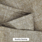 Fitable Faux Linen Tablecloths for Rectangle Tables: Water & Stain Resistant Farmhouse Table Cloth, Washable Burlap Textured Table Covers for Kitchen Dining Party(2 Pack, 52x70 Inch, Khaki)