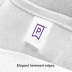 Gee Di Moda Rectangle Tablecloth - 60 x 126 Inch White Table Cloth for 8 Foot Rectangle Table - Heavy Duty Washable Fabric - for 8 Ft Buffet Table, Holiday Party, Dinner, Wedding & Baby Shower
