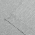 Vision Home Gray Pinch Pleated Semi Sheer Curtains Textured Light Filtering Window Curtains 84 inches for Living Room Bedroom Silver Grey Pinch Pleat Drapes with Hooks Back Tabs 2 Panels 40" Wx84 L