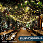 Joiedomi Clear Christmas String Lights Indoor,300(3x100) Mini Warm White Fairy Light,64.2 FT Lighting Decor for Patio Dorm Classroom Bedroom Holiday Wedding Party Garland Birthday Festival,Green Wire