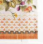 Maison d' Hermine Table Runner 100% Cotton Single Layer Table Runners 108 inches Long for Thanksgiving Christmas Decorations Home Kitchen Dining Wedding (Pumpkin Garden - Cloudy Cream, 14.5" x 108")