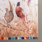 Maison d' Hermine Table Runner 100% Cotton Single Layer Table Runners 60 inches Long for Thanksgiving Christmas Decorations Home Kitchen Dining Party Wedding (Faisan D'Automne, 14.5" x 60")