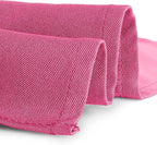 Gee Di Moda Square Tablecloth - 52 x 52 Inch Fuchsia Table Cloth for Small Square or Round Tables - Heavy Duty Washable Fabric - for Buffet Table, Holiday Party, Dinner, Wedding & Baby Shower