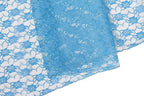 MDS Pack of 12 Wedding 12 x 108 inches Satin Table Runner for Wedding, Decorations for Birthday Parties, Banquets, Graduations, Engagements, Runners fit Rectangle, Round Table- Turquoise