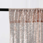 7ft x 7ft Champagne Sequin Backdrop Curtain Glitter Photo Booth Backdrop for Wedding Birthday Baby Shower Event Decorations