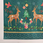 Maison d' Hermine Table Runner 100% Cotton Double Layer Table Runners 72 inches Long for Thanksgiving Christmas Decorations Home Kitchen Dining Party Wedding (Hygge Christmas, 14.5" x 72")