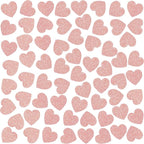 Rose Gold Heart Wedding Party Table Confetti Engagement Anniversary Valentines Day Just Married Birthday Party Sequins Sprinkles Confetti Decorations, 200pc