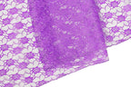 MDS Pack of 12 Wedding 12 x 108 inches Satin Table Runner for Wedding, Decorations for Birthday Parties, Banquets, Graduations, Engagements, Runners fit Rectangle, Round Table- Lavender