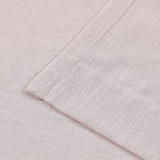 Vision Home Soft Pink Pinch Pleated Semi Sheer Curtains Textured Linen Blended Light Filtering Window Curtains 120 inch for Living Room Bedroom Pinch Pleat Drapes with Hooks 10ft 2 Panels 40" Wx120 L