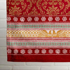 Maison d' Hermine Table Runner 100% Cotton Double Layer Table Runners 72 inches Long for Thanksgiving Christmas Decorations Home Kitchen Dining Party Wedding (Sofia, 14.5" x 72")