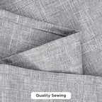 Fitable Faux Linen Tablecloths for Rectangle Tables: Water & Stain Resistant Farmhouse Table Cloth, Washable Burlap Textured Table Covers for Kitchen Dining Party(2 Pack, 60x120 Inch, Light Grey)