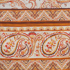 Maison d' Hermine Table Runner 100% Cotton Single Layer Table Runners 90 inches Long for Thanksgiving Christmas Decorations Home Kitchen Dining Party Wedding (Palatial Paisley, 14.5" x 90")