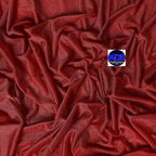 MDS Halloween Chiffon Draping Fabric - 2 Panel, 30" Wide x 50ft Long - Sheer Spooky Arbor & Canopy Drapery for Haunted House Backdrops, Party Ceilings, DIY Costumes & Themed Events - Apple Red