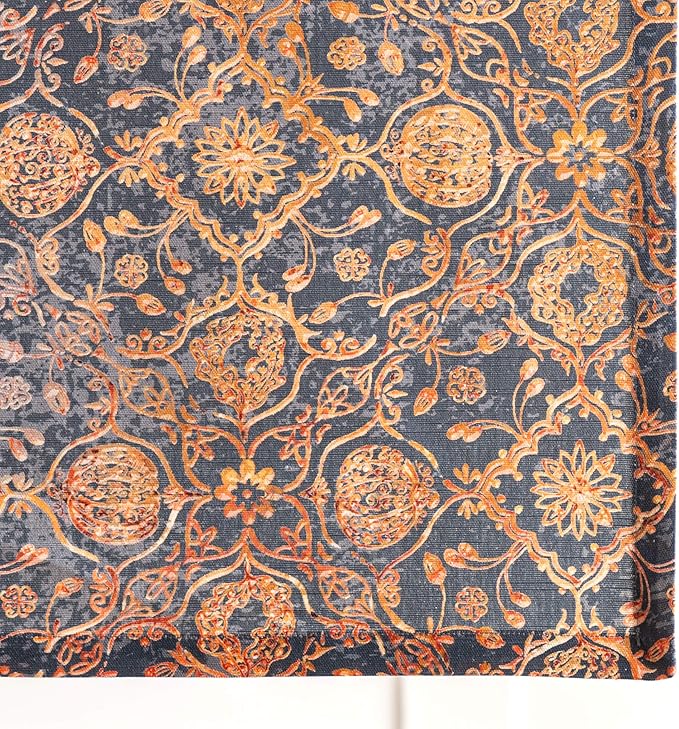 Maison d' Hermine Table Runner 100% Cotton Single Layer Table Runners 48 inches Long for Thanksgiving Christmas Decorations Home Kitchen Dining Party Wedding (Imperfection, 14.5" x 48")