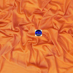 MDS Halloween Chiffon Draping Fabric - 1 Panel, 30" Wide x 100ft Long - Sheer Spooky Arbor & Canopy Drapery for Haunted House Backdrops, Party Ceilings, DIY Costumes & Themed Events - Orange