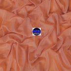 MDS Halloween Chiffon Draping Fabric - 2 Panel, 30" Wide x 50ft Long - Sheer Spooky Arbor & Canopy Drapery for Haunted House Backdrops, Party Ceilings, DIY Costumes & Themed Events - Coral Peach