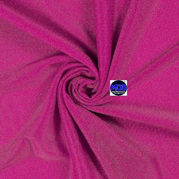 MDS Halloween Chiffon Draping Fabric - 1 Panel, 30" Wide x 20ft Long - Sheer Spooky Arbor & Canopy Drapery for Haunted House Backdrops, Party Ceilings, DIY Costumes & Themed Events - Magenta