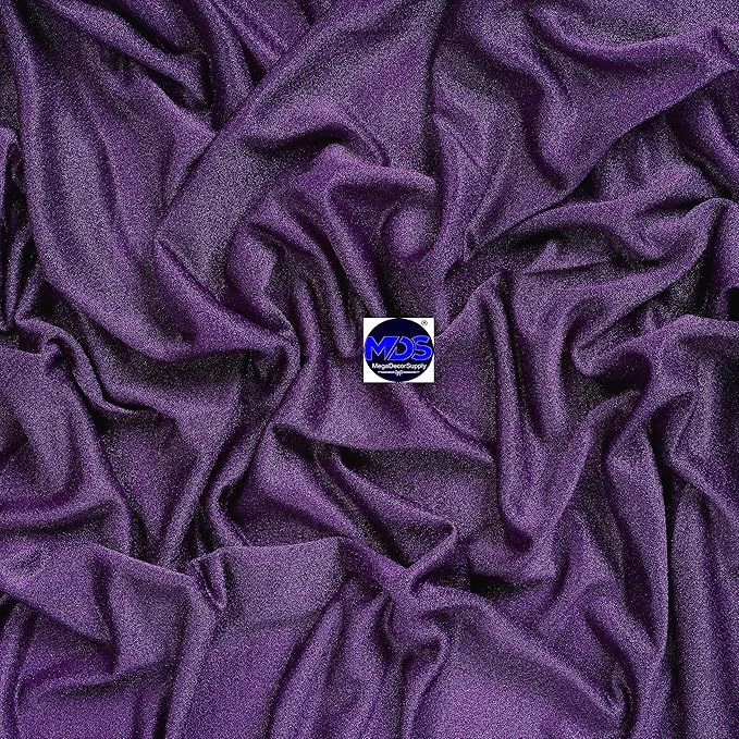 MDS Halloween Chiffon Draping Fabric - 1 Panel, 30" Wide x 40ft Long - Sheer Spooky Arbor & Canopy Drapery for Haunted House Backdrops, Party Ceilings, DIY Costumes & Themed Events - Cadbury Purple